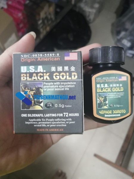 Thuốc Cường Dương USA Black Gold Chính Hãng