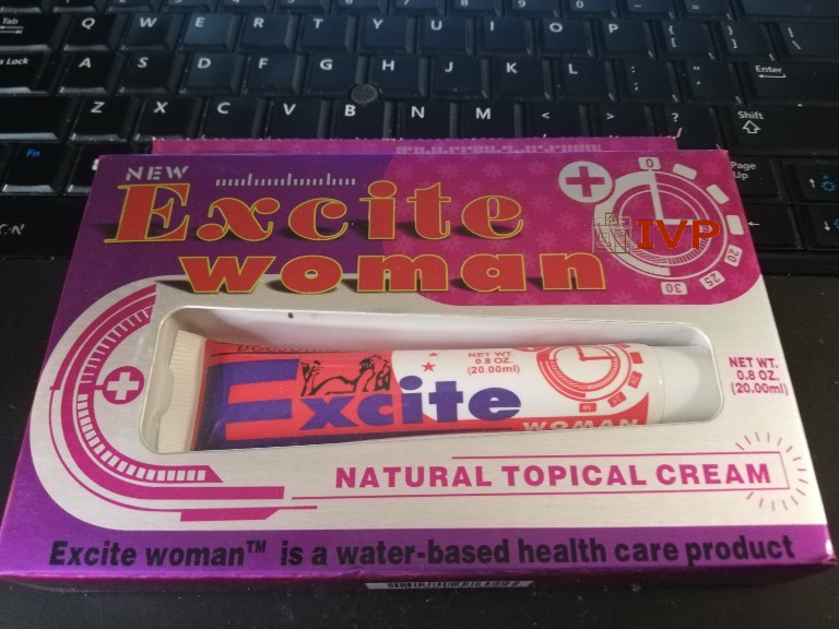excite-woman-1 Gel bôi trơn kích dục nữ Excite Woman dùng cho các cặp đôi gặp các vấn đề về sinh lý, khô hạn, vùng kín ít nước, quan hệ không đạt được khoái cảm như mong muốn