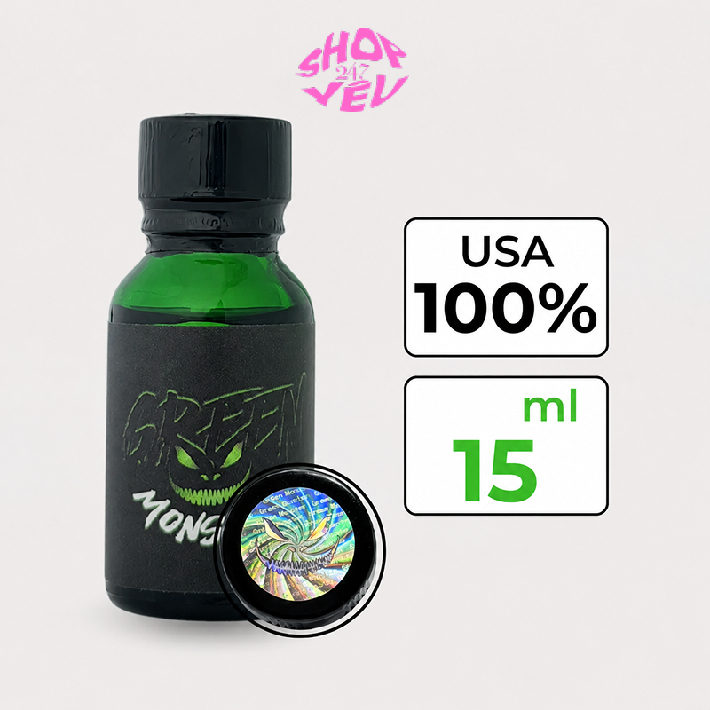 Sub-Zero Green Monster 15ml Chính Hãng USA – Poppers Cường Độ Mạnh Cho Người Đã Có Kinh Nghiệm